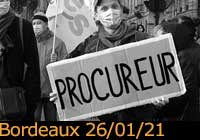 Manifestation pour l'éducation nationale 26/01/21 à Bordeaux