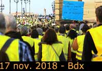 Gilets jaunes 17 novembre 2018 à Bordeaux