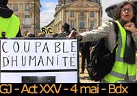 Gilets jaunes - Acte XXV - 4 mai 2019 à Bordeaux