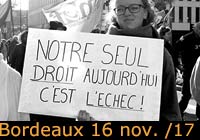 16 novembre 2017 à Bordeaux