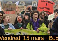 Grève des jeunes pour le climat vendredi 15 mars 2019 - Bordeaux 